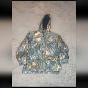 Game Winner Kids Camouflage Hooded Jacket Sz XS